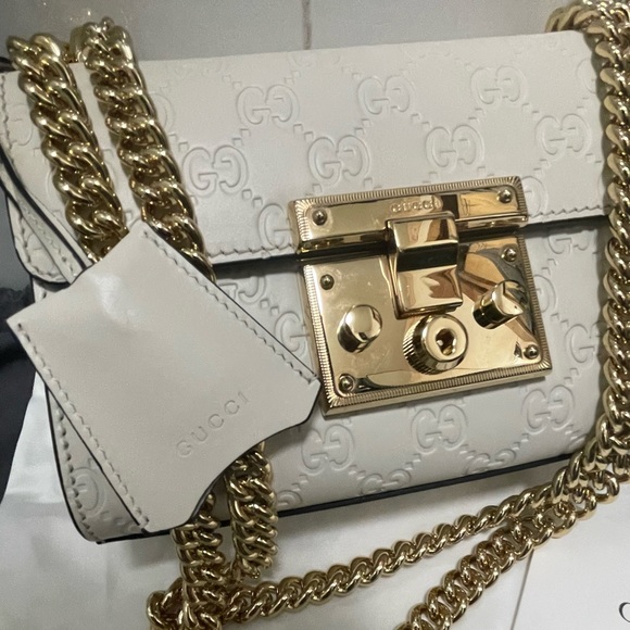 ❌SOLD!❌ Small Gucci Guccissima Padlock Bag - Picture 11 of 16